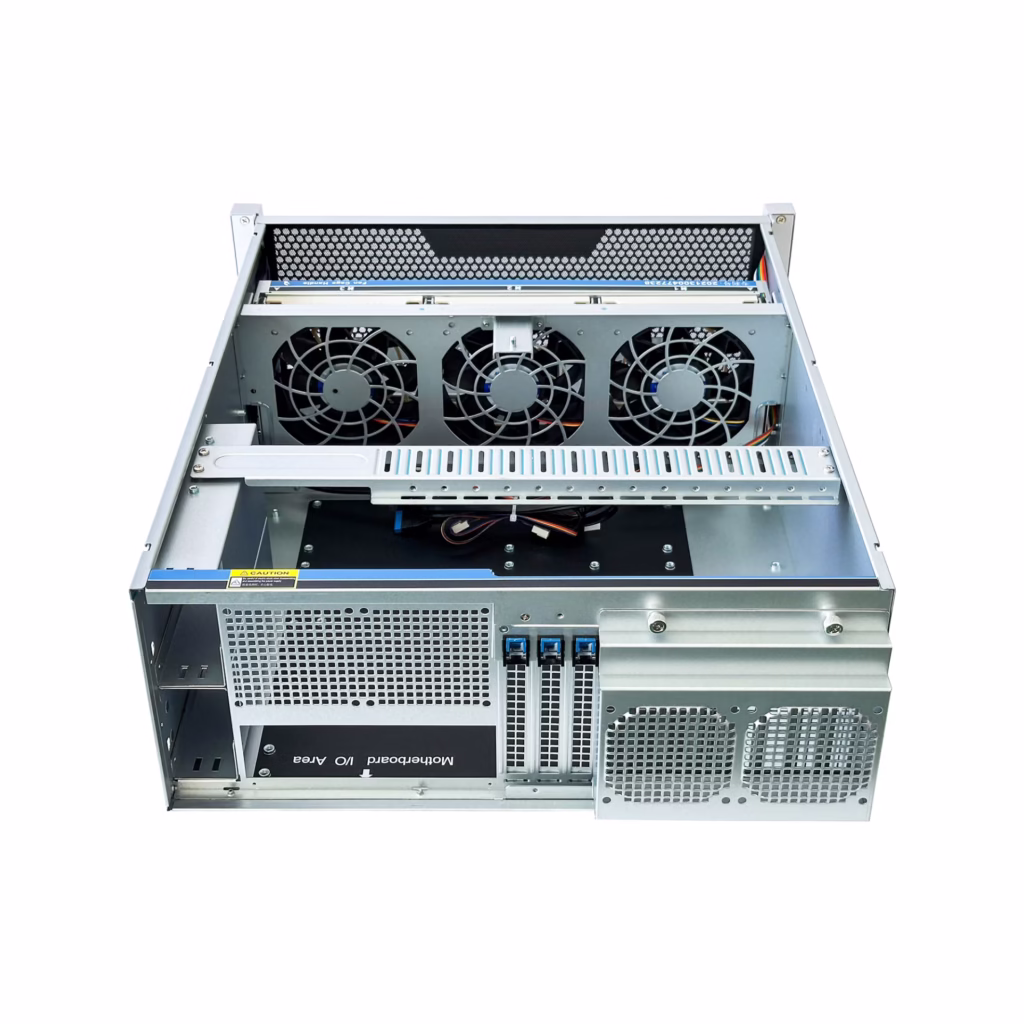 4U server packed with multiple GPUs 4U Rackmount Case Model OCG4U530A-L