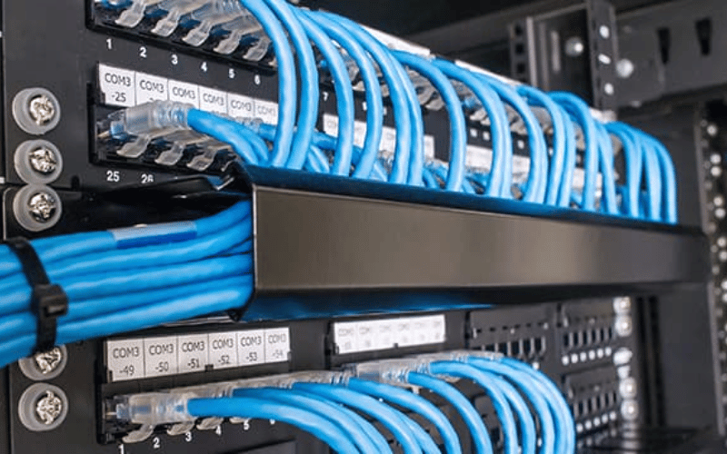 Horizontal Cable Management Shelves