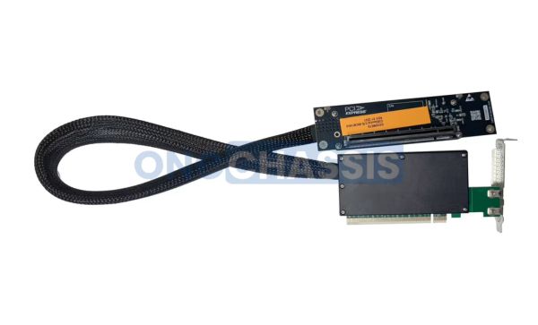 PCIe x16 Riser Card with Extension Cable PCIe x16 Riser Card with Extension Cable