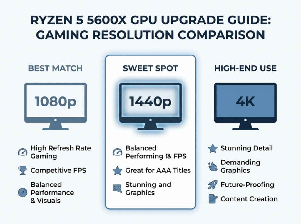 5600X GPU choices by resolution 5600X GPU choices by resolution