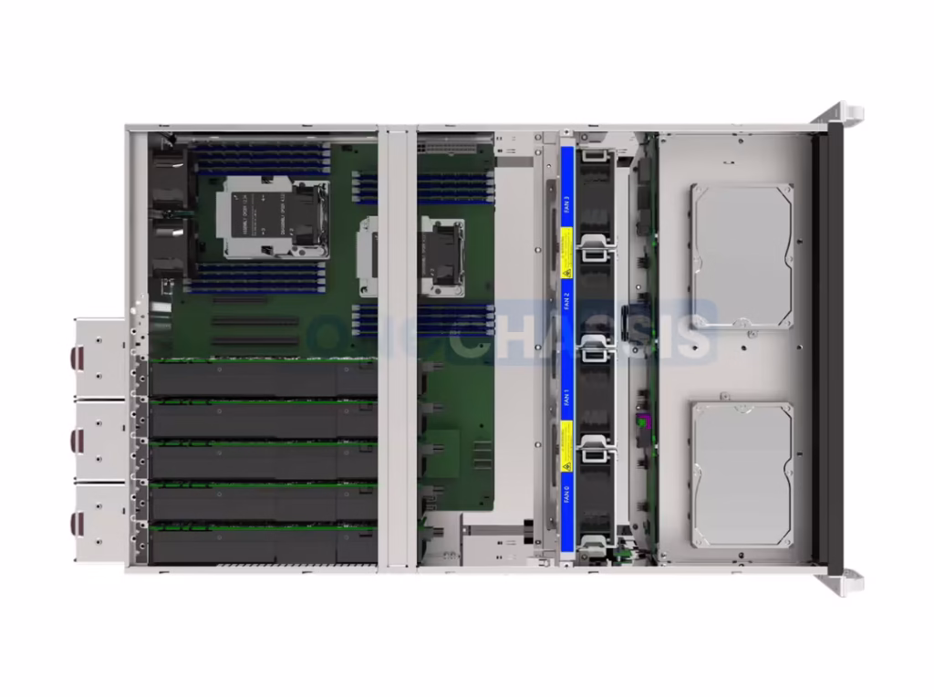 4U chassis with multiple GPUs 4U chassis with multiple GPUs