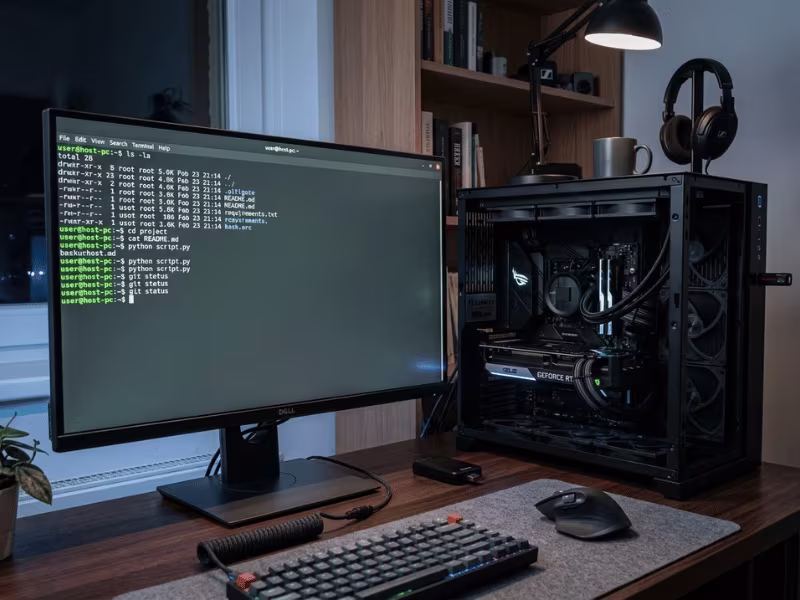 Command prompt window during a GPU BIOS backup Command prompt window during a GPU BIOS backup