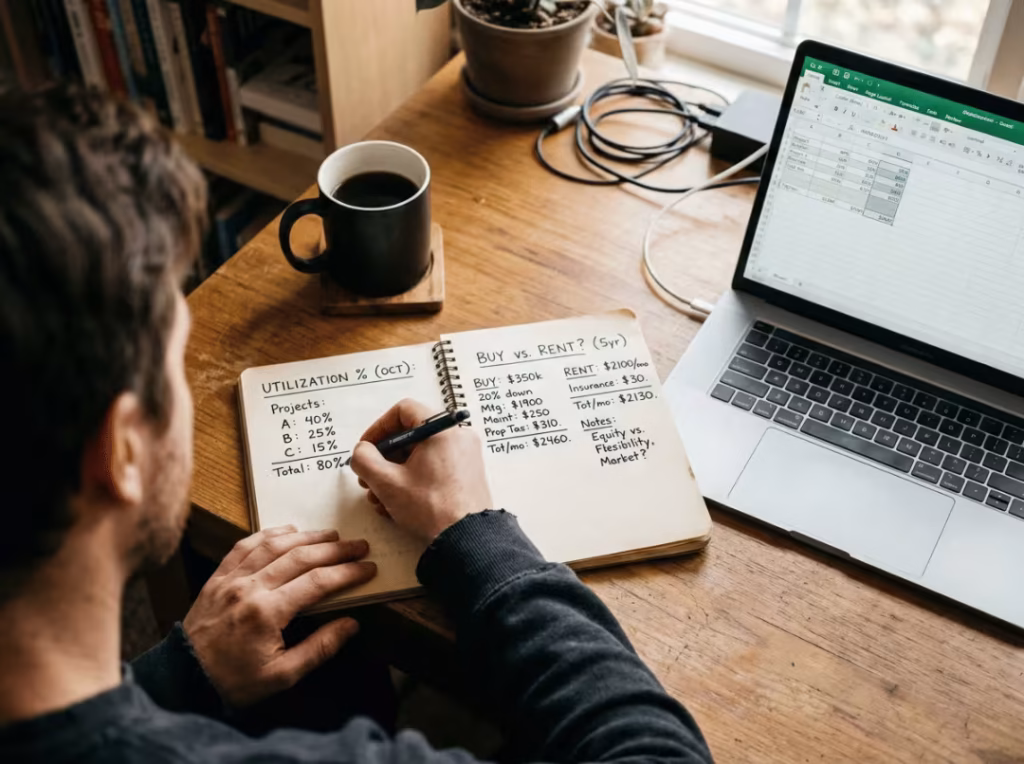 Comparing buy versus rent costs on paper Comparing buy versus rent costs on paper