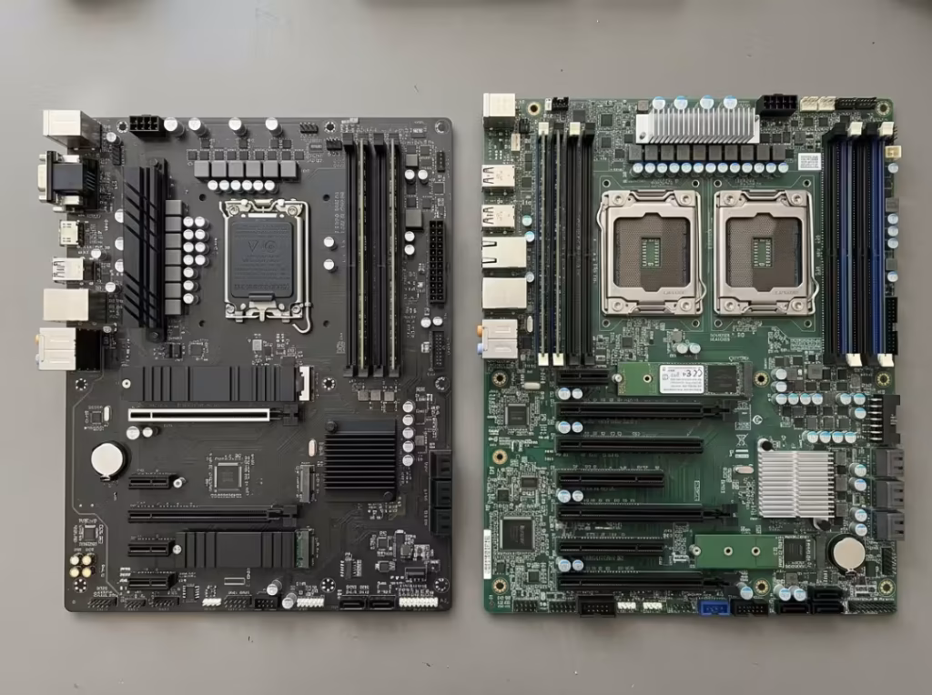Desktop vs server motherboard Desktop vs server motherboard