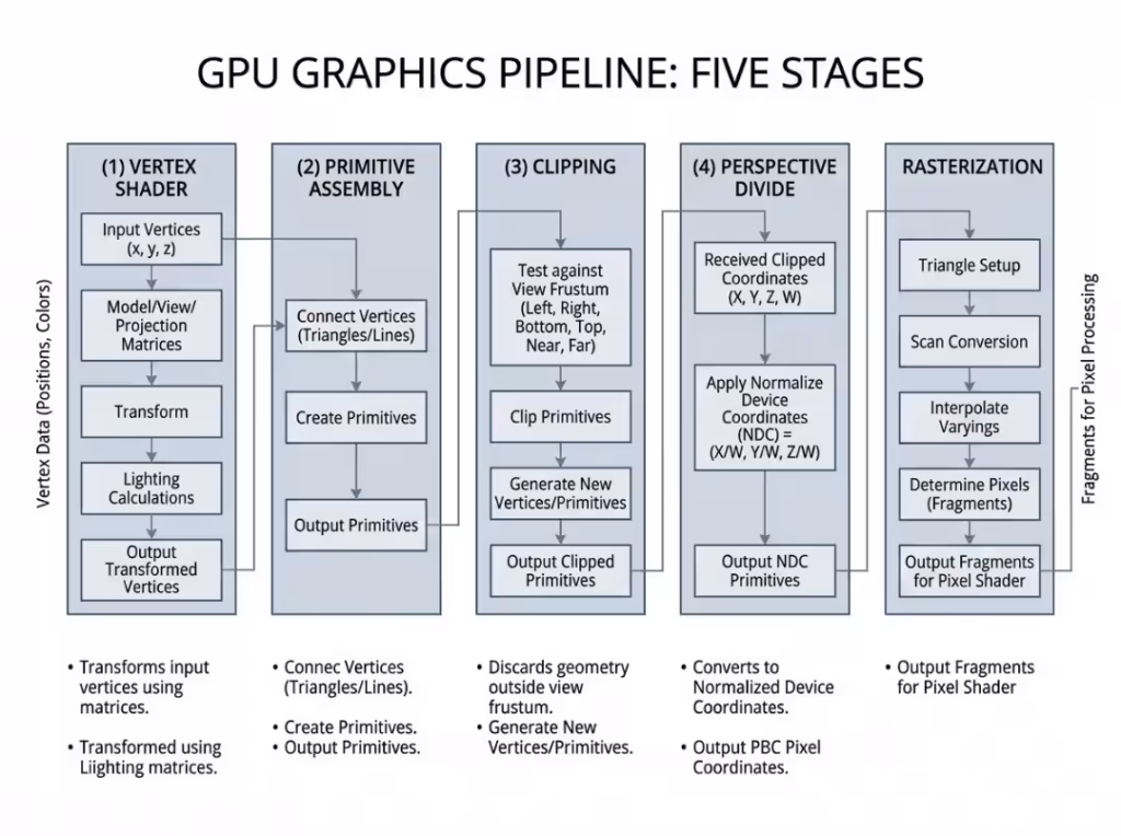 GPU pipeline clipping stage GPU pipeline clipping stage