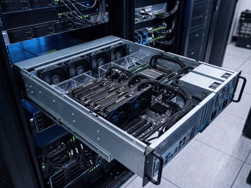 Multi GPU server chassis with cooling airflow Multi GPU server chassis with cooling airflow