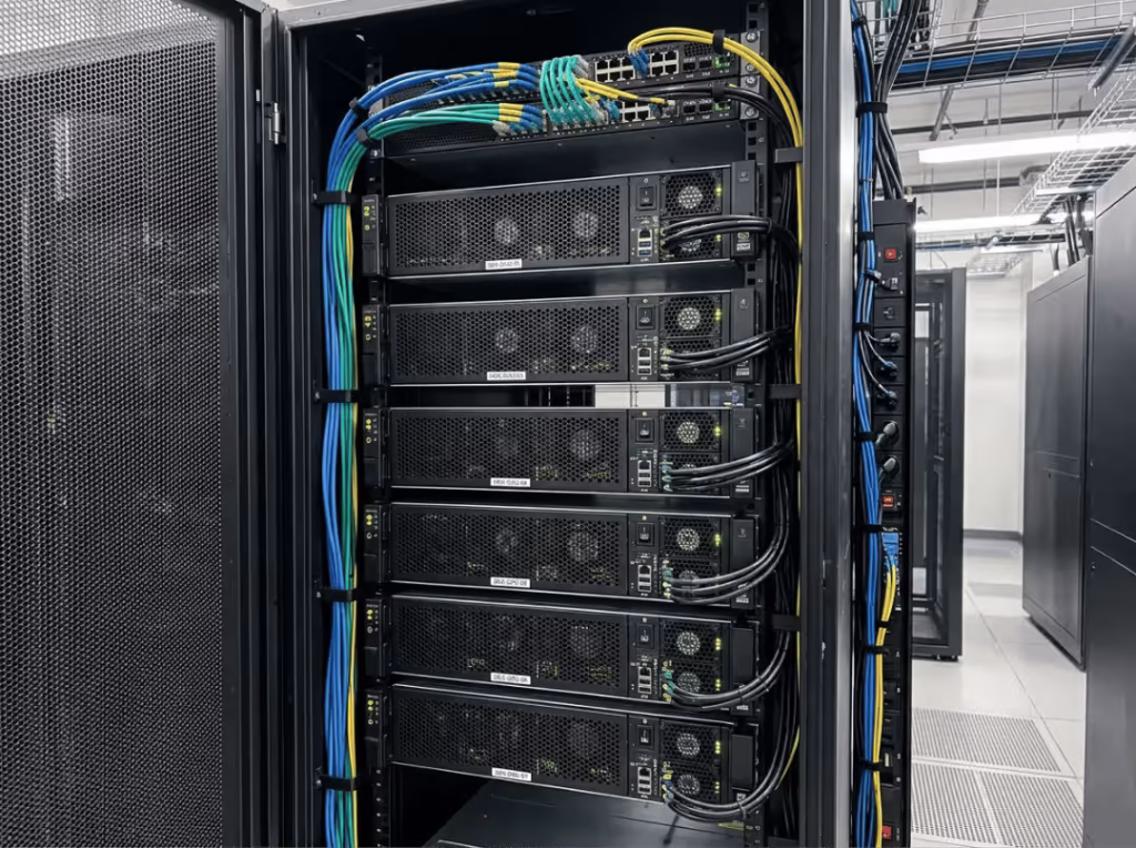 Rack airflow for GPU server Rack airflow for GPU server