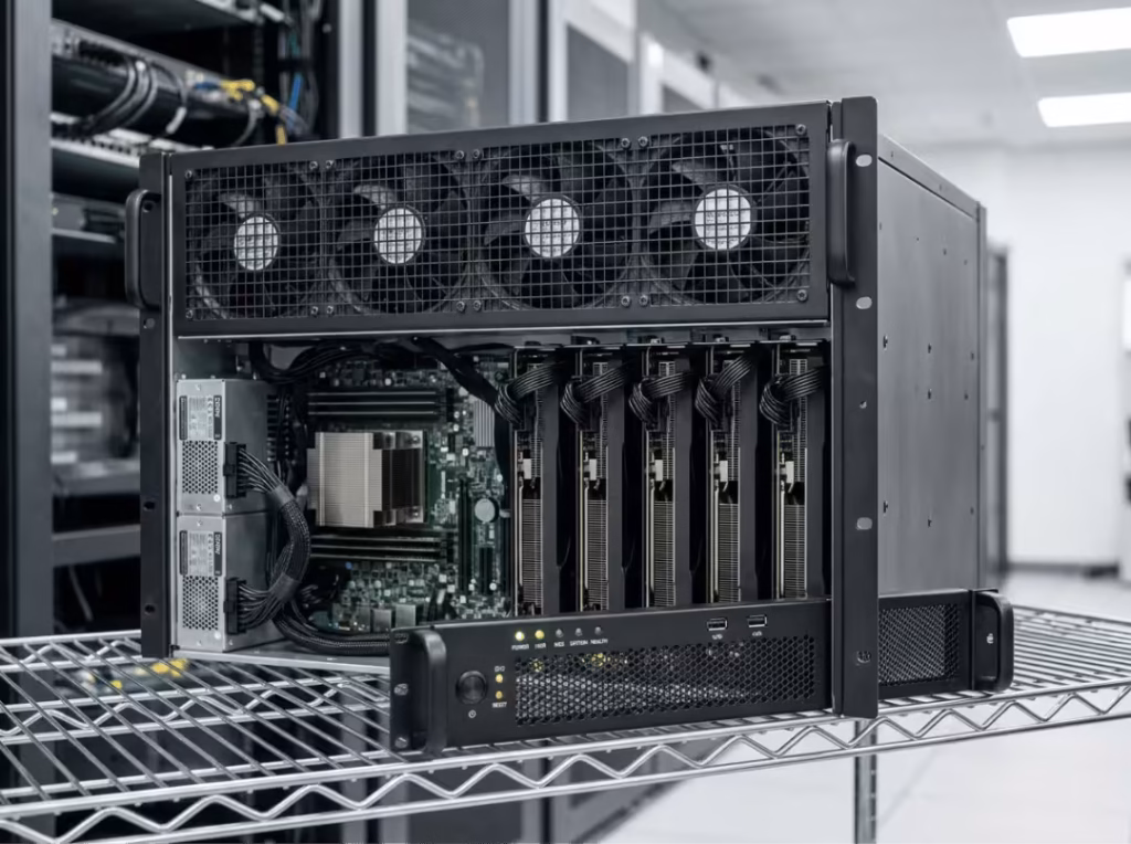 Rackmount GPU server case Rackmount GPU server case