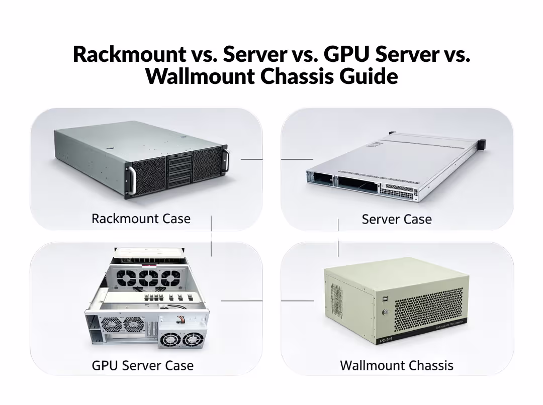 Rackmount vs. Server vs. GPU Server vs. Wallmount Chassis Guide