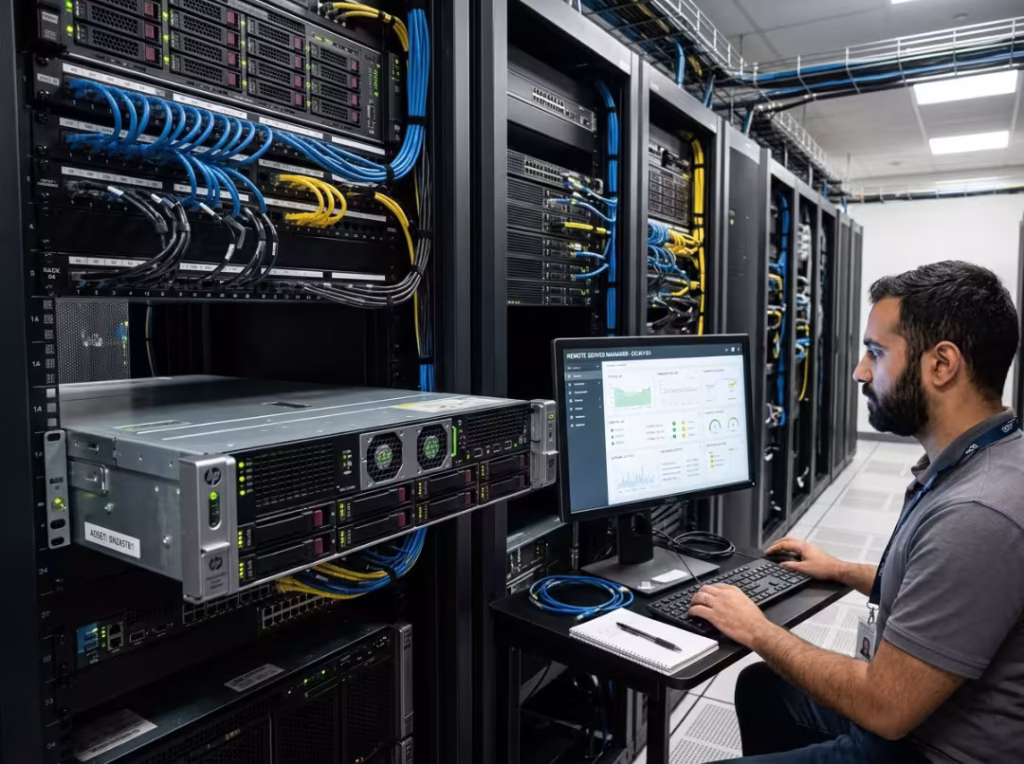 Remote server management Remote server management