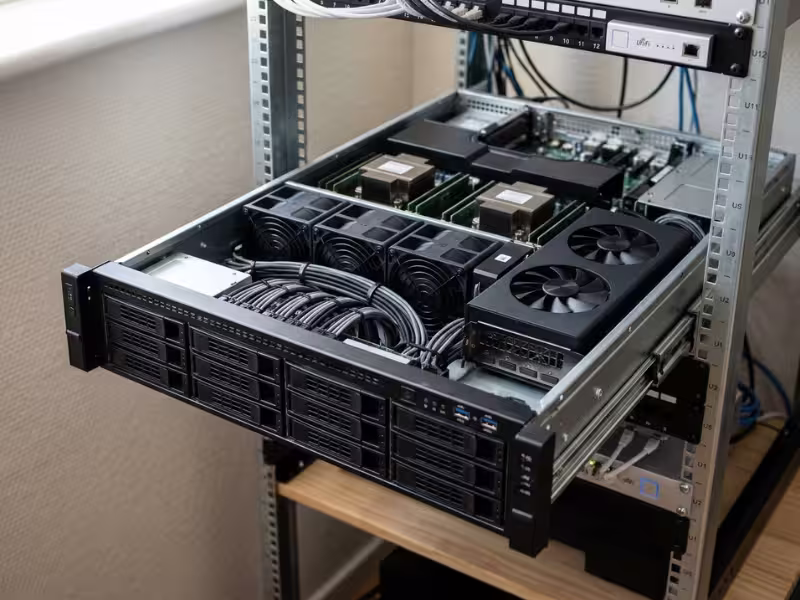 4U rackmount Plex server with a dedicated GPU installed